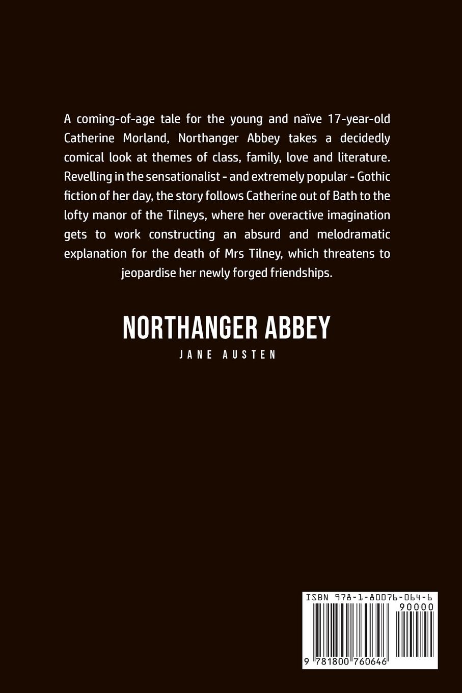 Rückseitencover Northanger Abbey