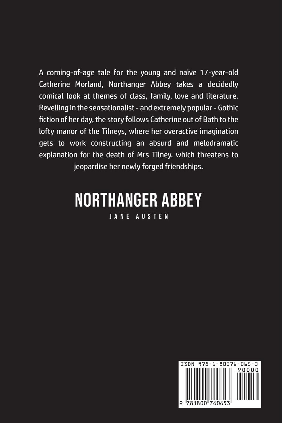 Rückseitencover Northanger Abbey