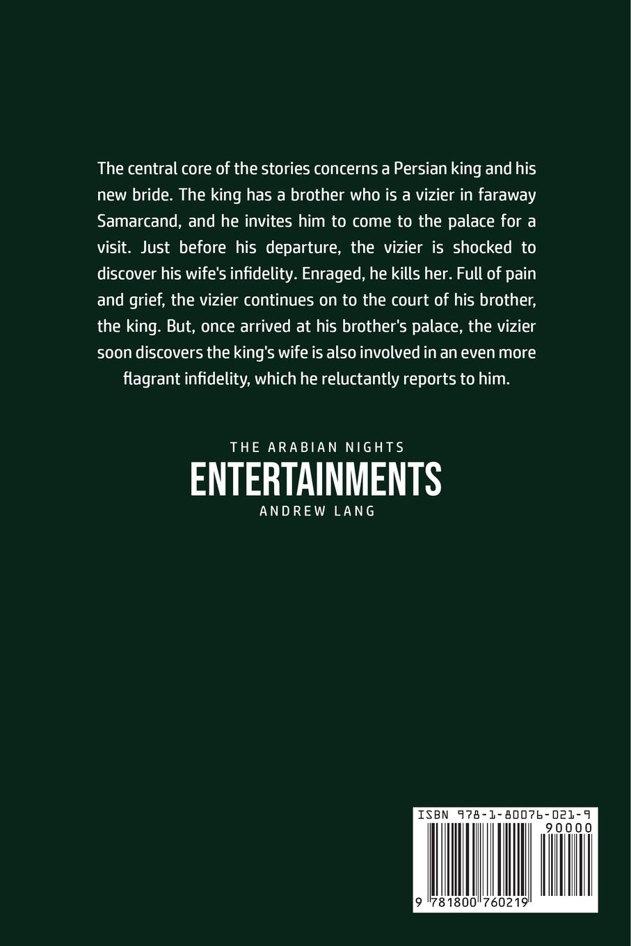 Rückseitencover The Arabian Nights Entertainments