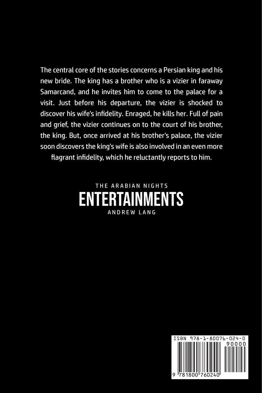 Rückseitencover The Arabian Nights Entertainments