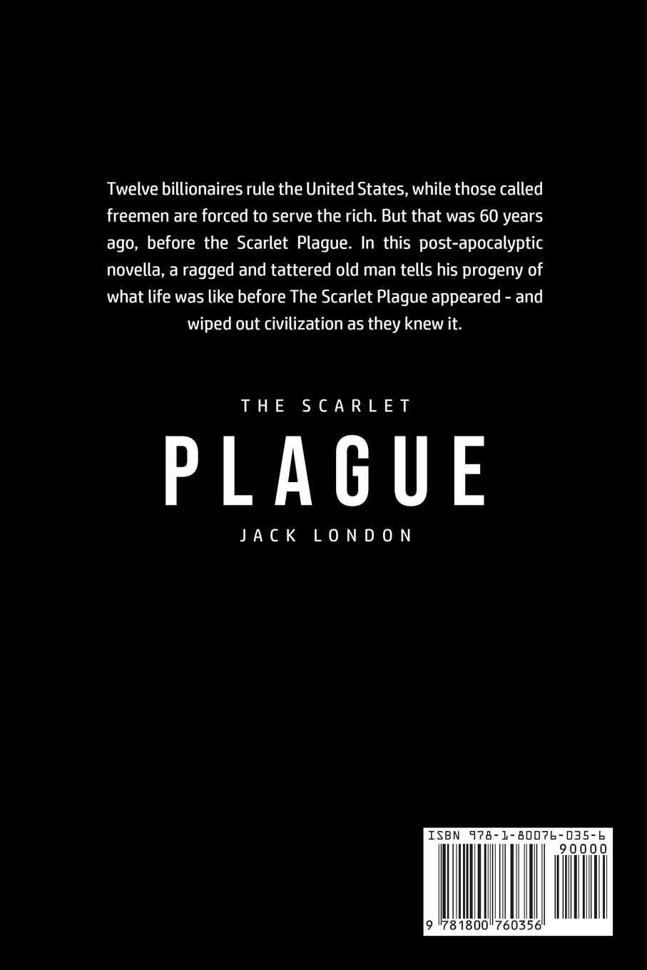 Rückseitencover The Scarlet Plague