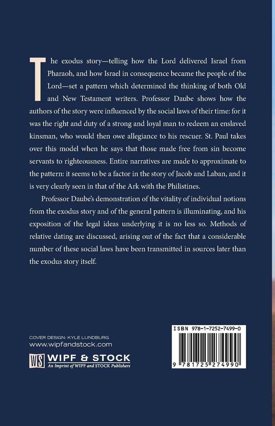 Rückseitencover The Exodus Pattern in the Bible