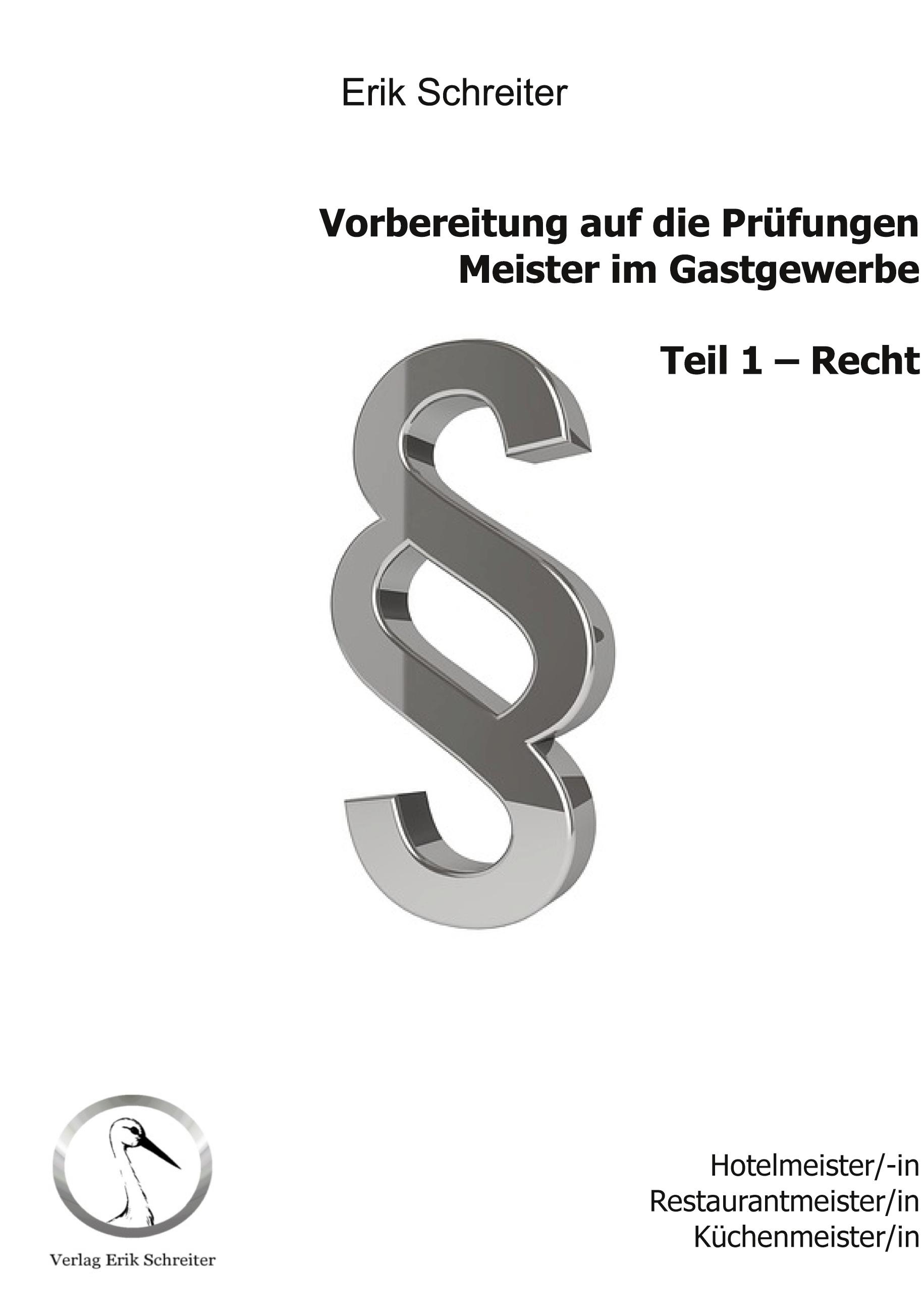Vorderes Coverbild Vorbereitung auf die Prüfungen  Meister im Gastgewerbe