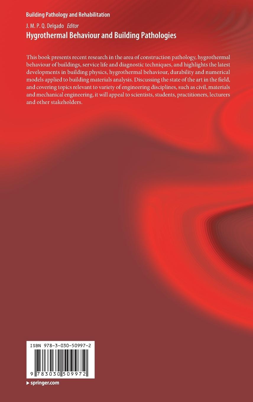 Rückseitencover Hygrothermal Behaviour and Building Pathologies