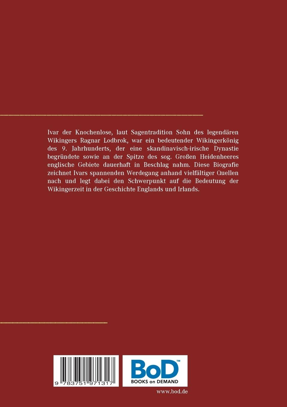 Rückseitencover Ivar der Knochenlose