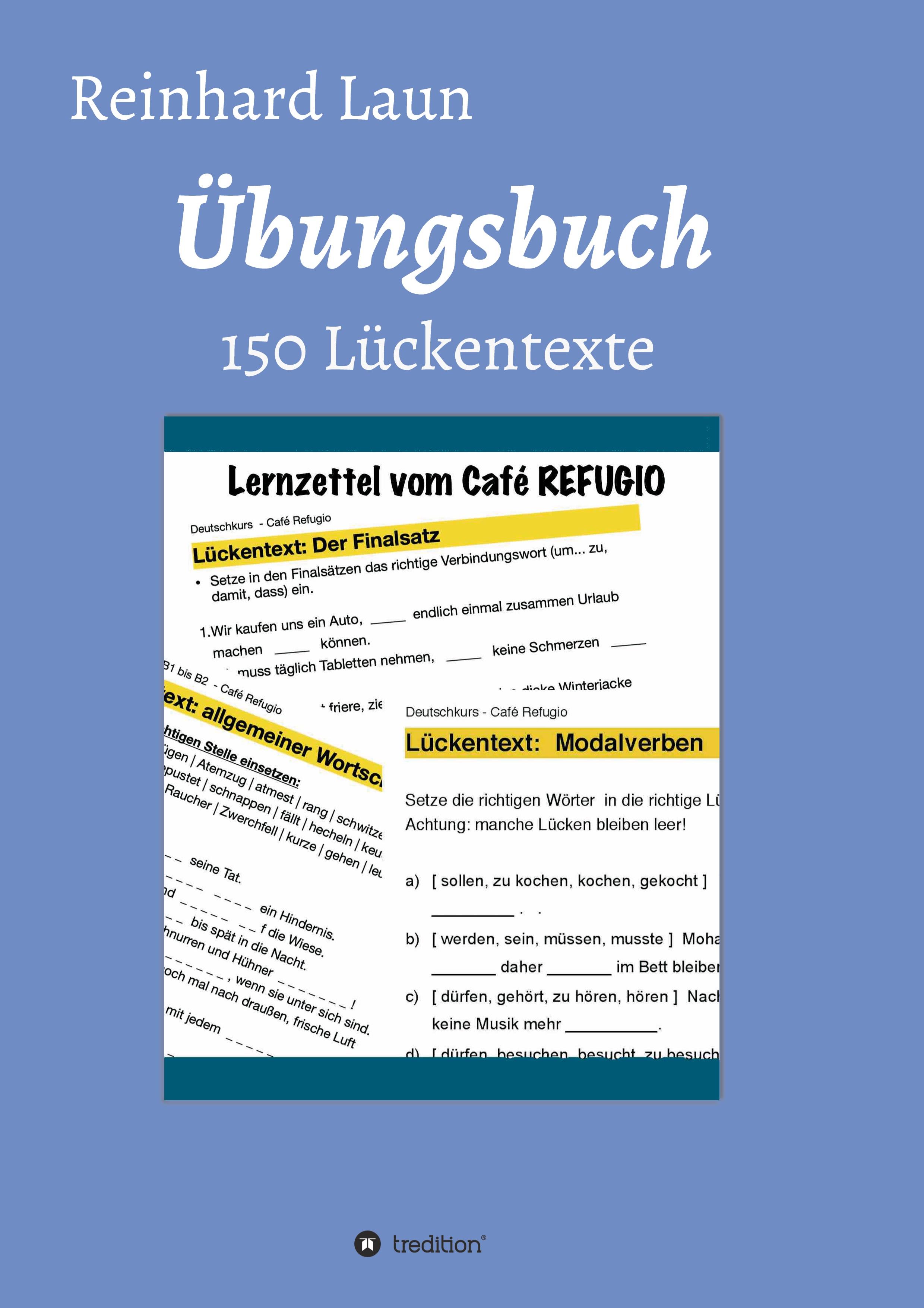 Vorderes Coverbild Übungsbuch - 150 Lückentexte