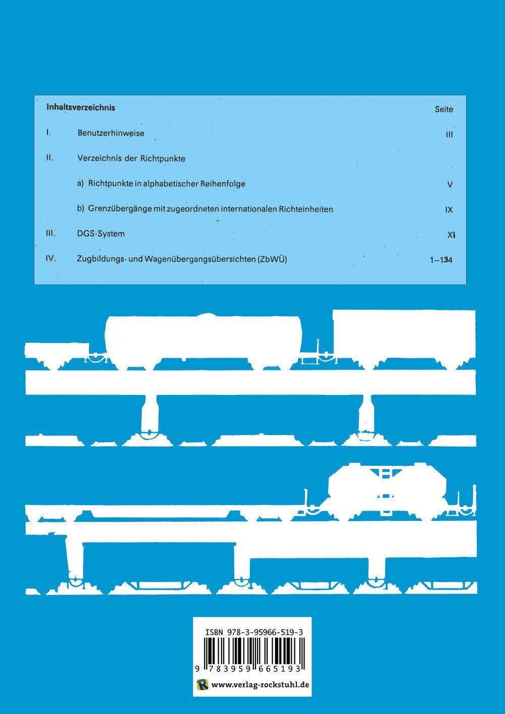 Beispielinhalt (Bild) Güterkursbuch der Deutschen Reichsbahn (GKDR) 1985 / 1986