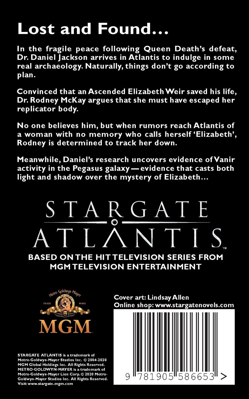 Rückseitencover STARGATE ATLANTIS Unascended (Legacy book 7)