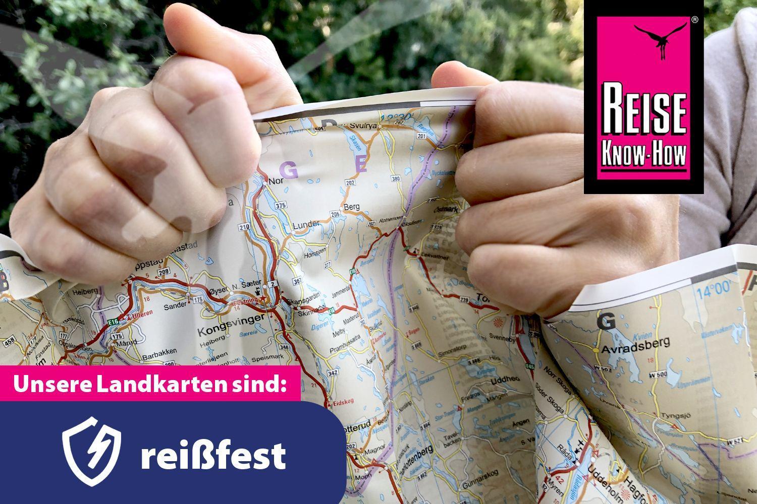 Beispielinhalt (Bild) Reise Know-How Landkarte Kenia / Kenya (1:950.000)