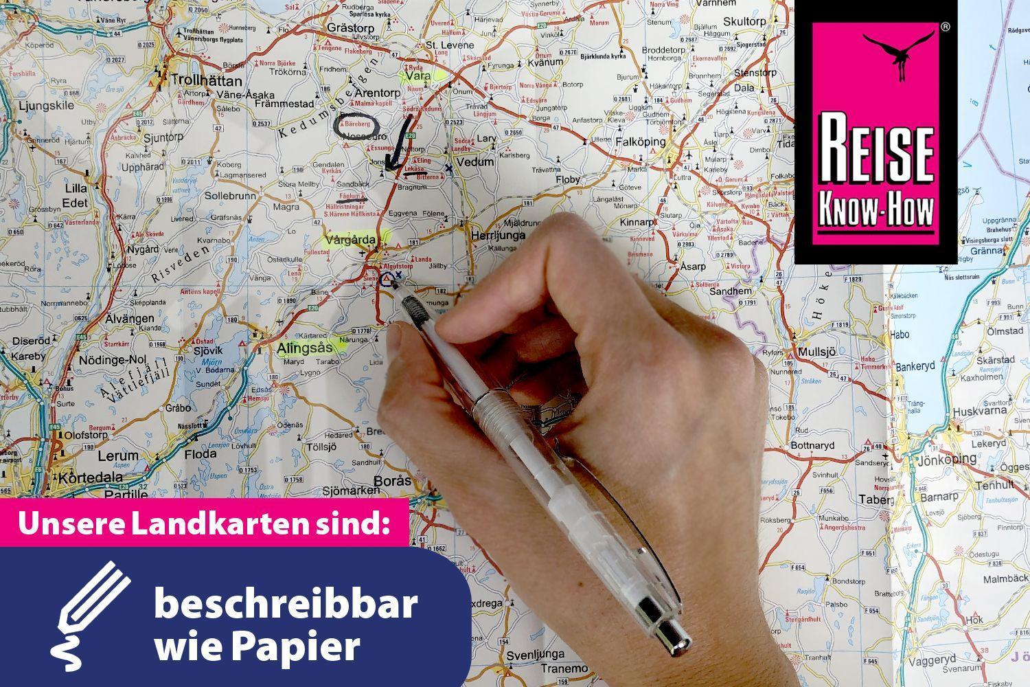 Beispielinhalt (Bild) Reise Know-How Landkarte Kenia / Kenya (1:950.000)