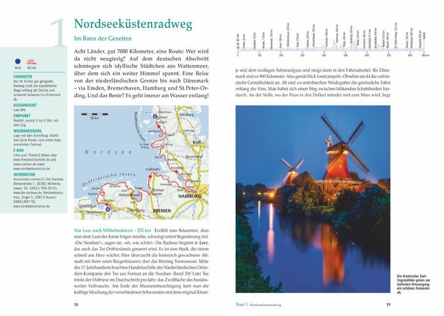 Beispielinhalt (Bild) Deutschlands schönste Radfernwege