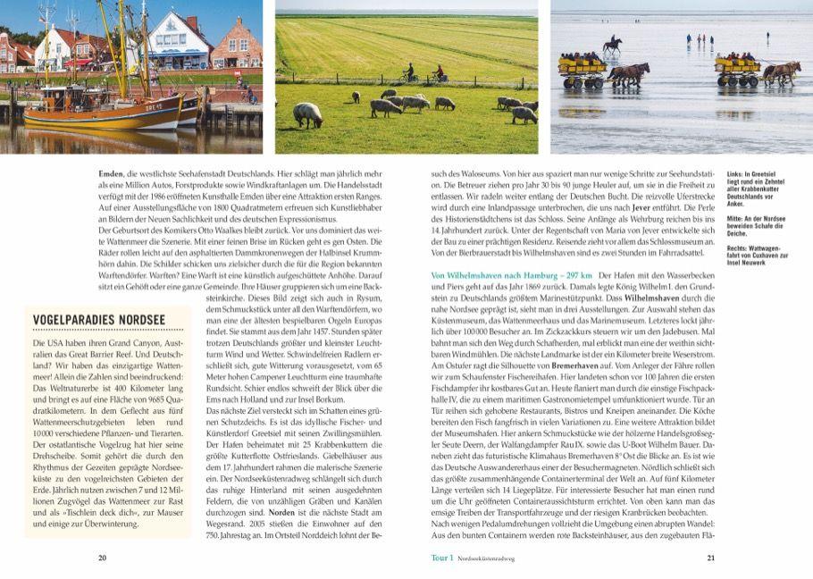 Beispielinhalt (Bild) Deutschlands schönste Radfernwege
