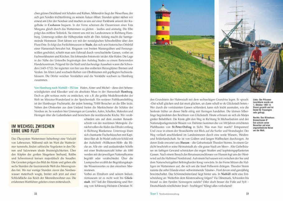 Beispielinhalt (Bild) Deutschlands schönste Radfernwege