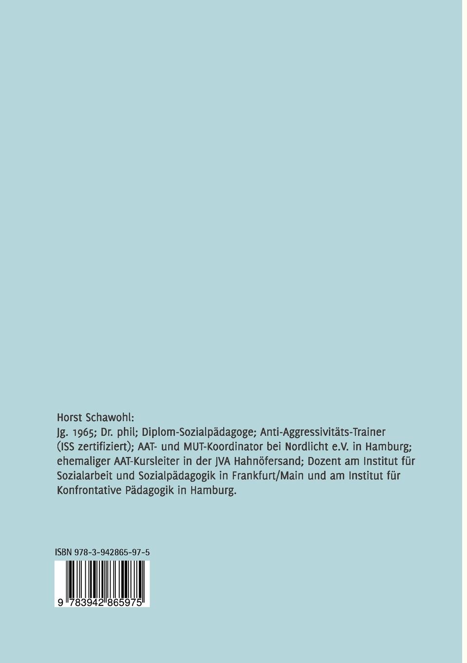 Rückseitencover Das Einzel-AAT oder: Respekt ist keine Einbahnstraße