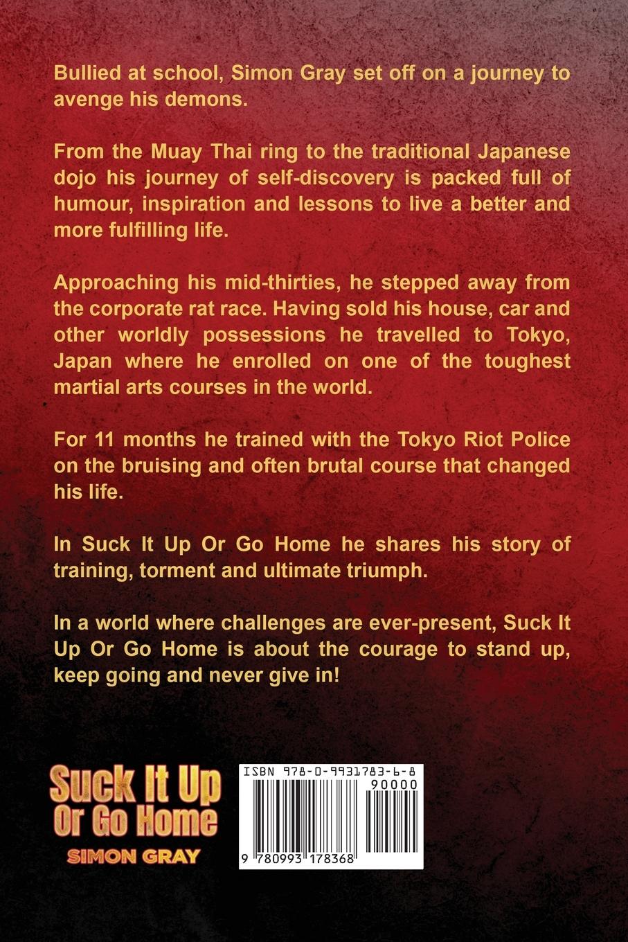 Rückseitencover Suck It Up Or Go Home