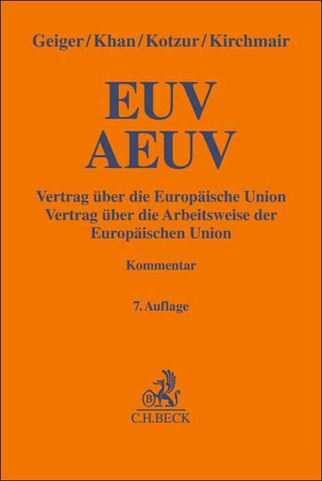 Vorderes Coverbild EUV / AEUV