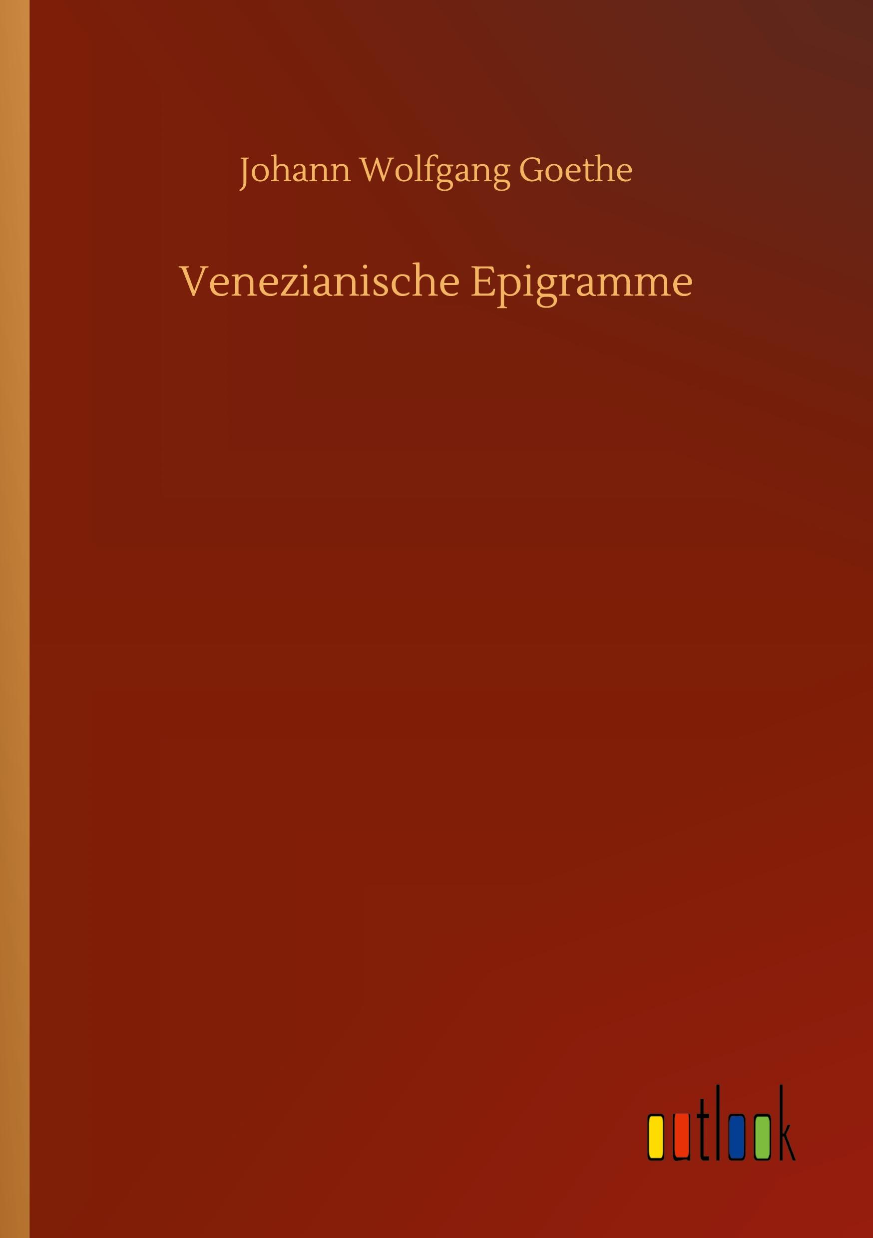 Vorderes Coverbild Venezianische Epigramme