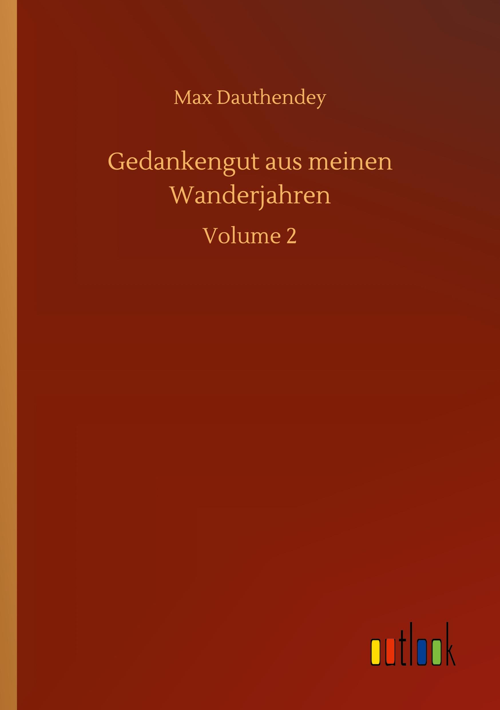 Vorderes Coverbild Gedankengut aus meinen Wanderjahren