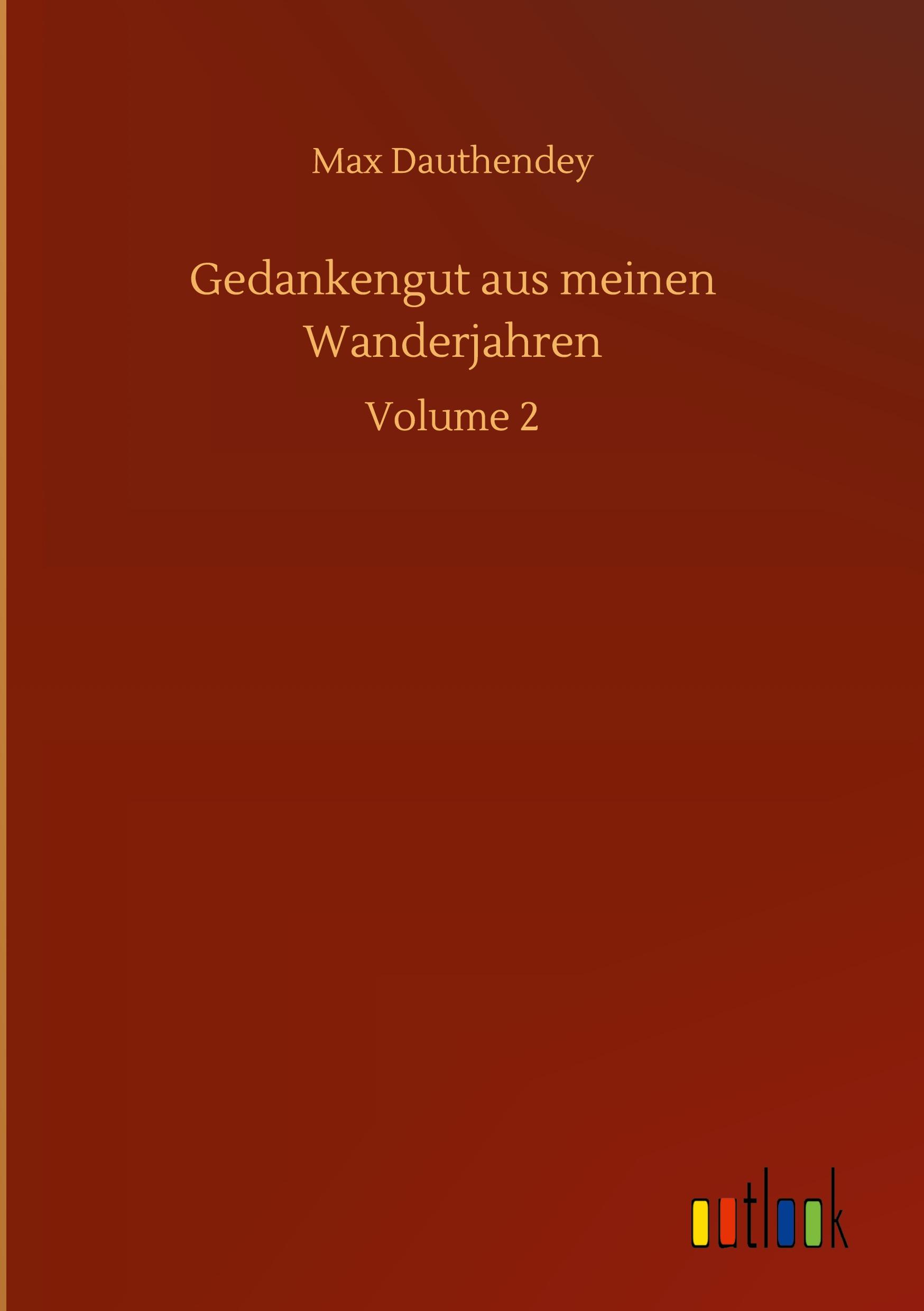 Vorderes Coverbild Gedankengut aus meinen Wanderjahren