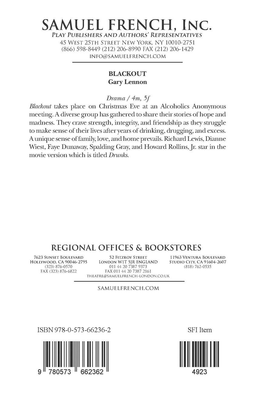 Rückseitencover Blackout