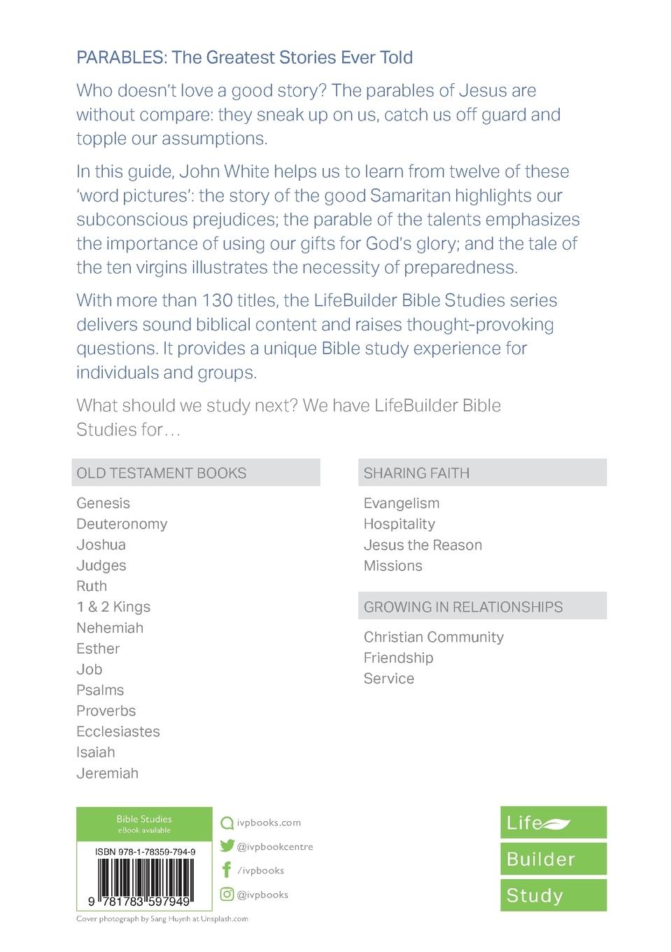 Rückseitencover Parables (Lifebuilder Study Guides)