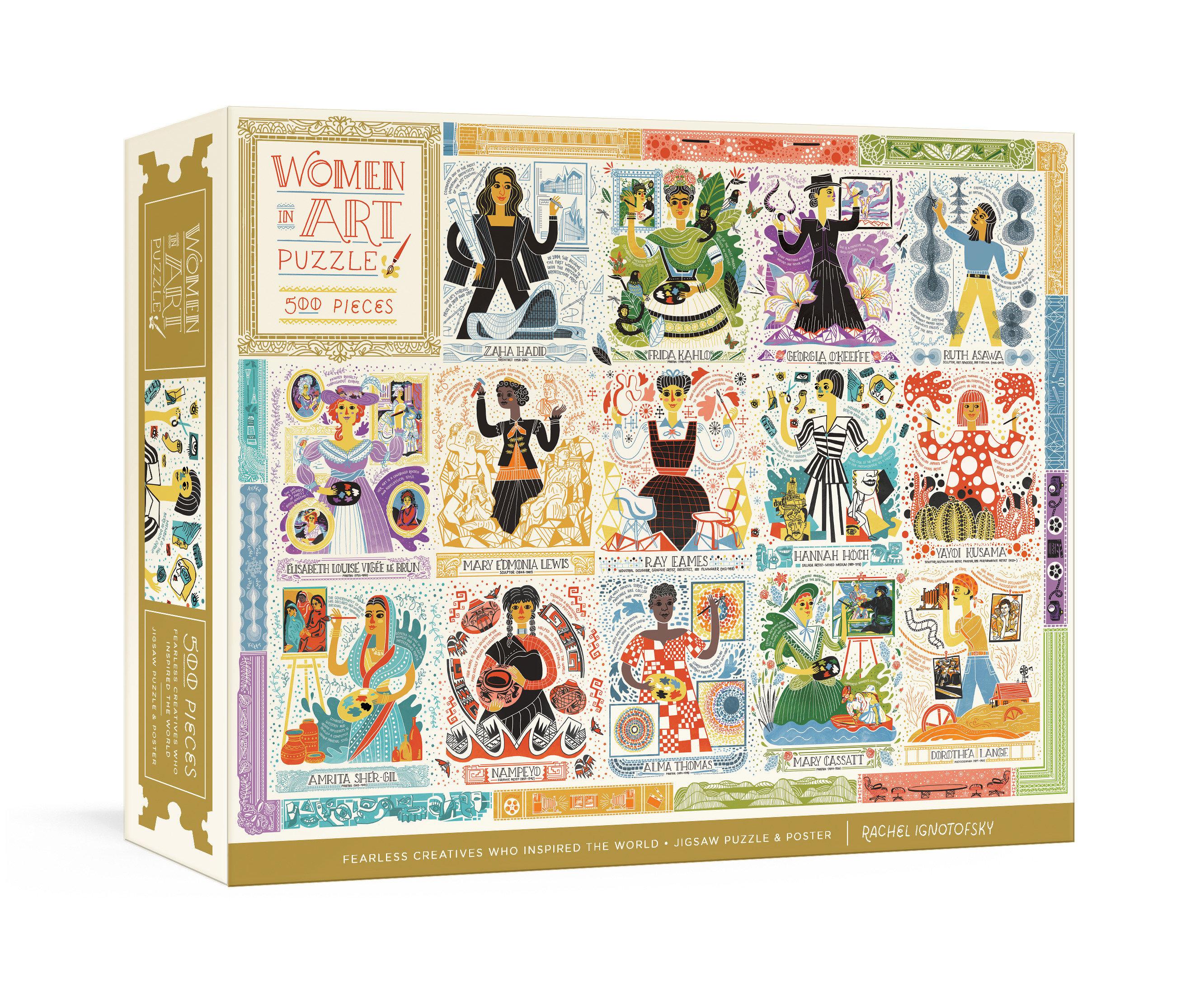 Vorderes Coverbild Women in Art Puzzle. 500 Pieces