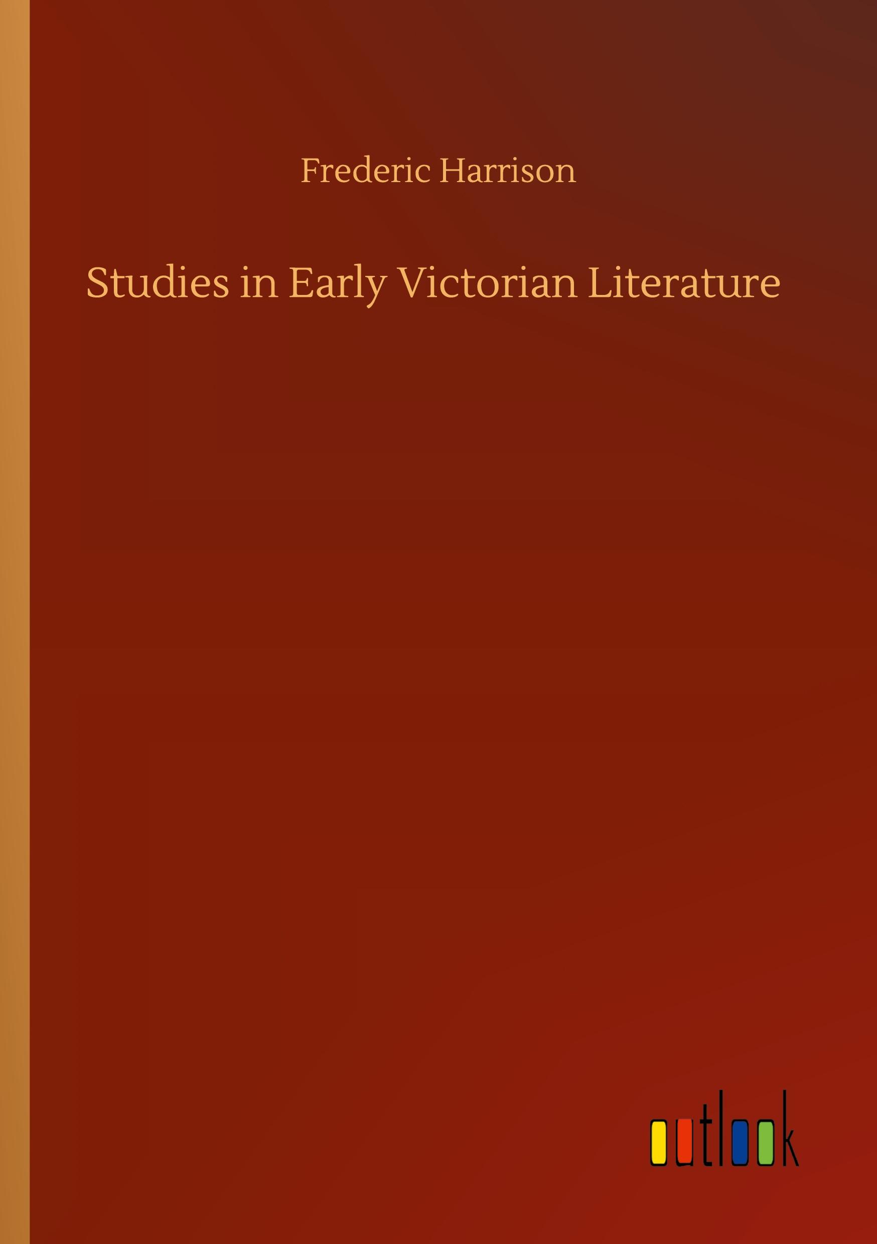 Vorderes Coverbild Studies in Early Victorian Literature