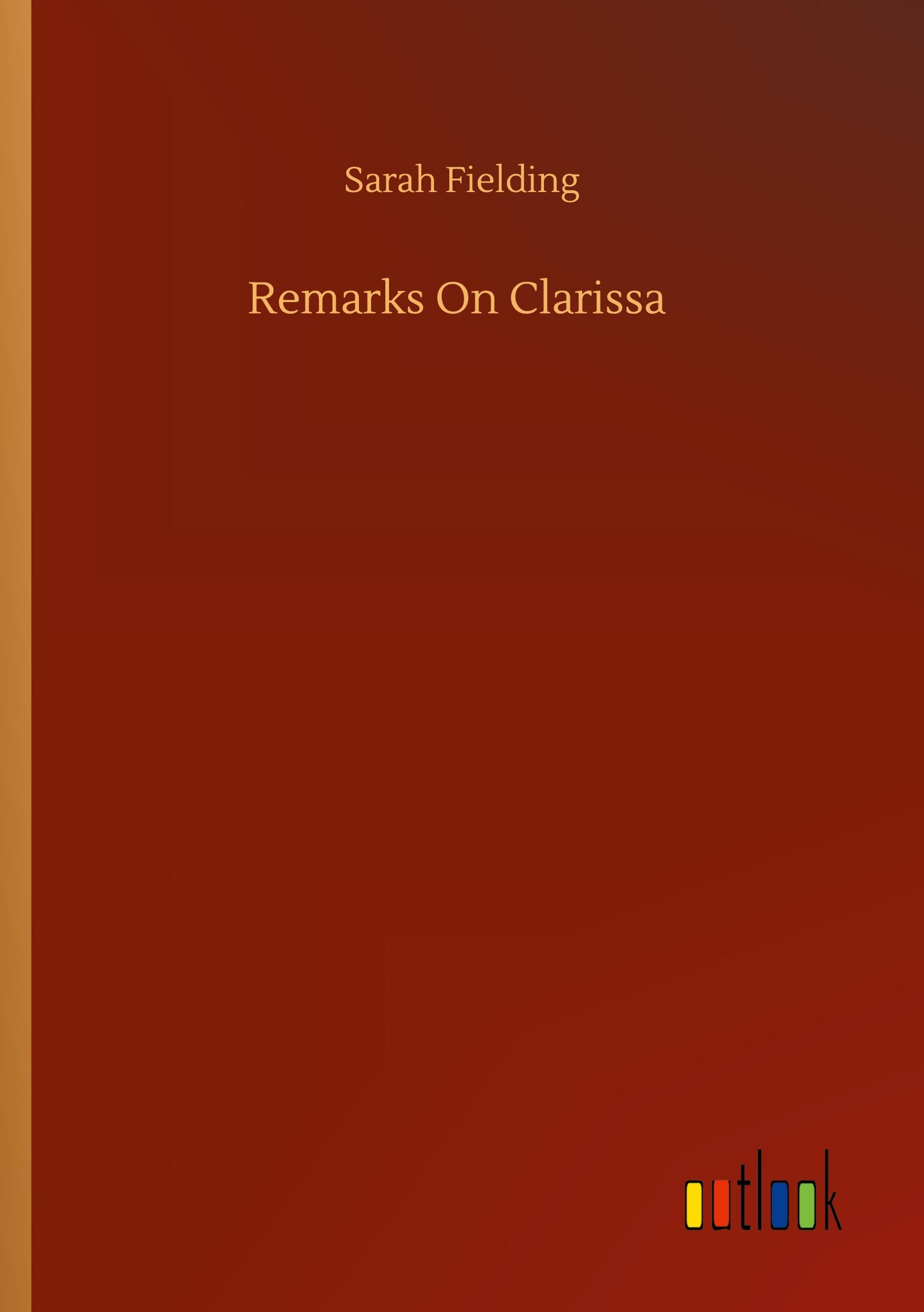 Vorderes Coverbild Remarks On Clarissa