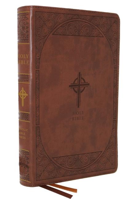 Vorderes Coverbild Nabre, New American Bible, Revised Edition, Catholic Bible, Large Print Edition, Leathersoft, Brown, Comfort Print