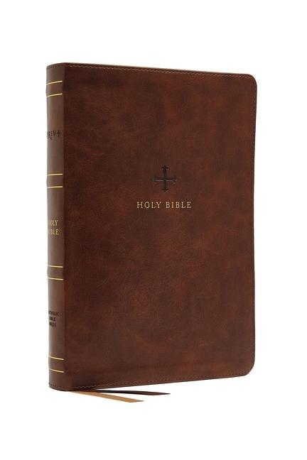 Vorderes Coverbild NRSV, Catholic Bible, Thinline Edition, Leathersoft, Brown, Comfort Print