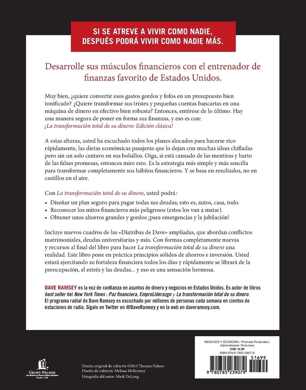 Rückseitencover La Transformaci¿¿n Total de Su Dinero