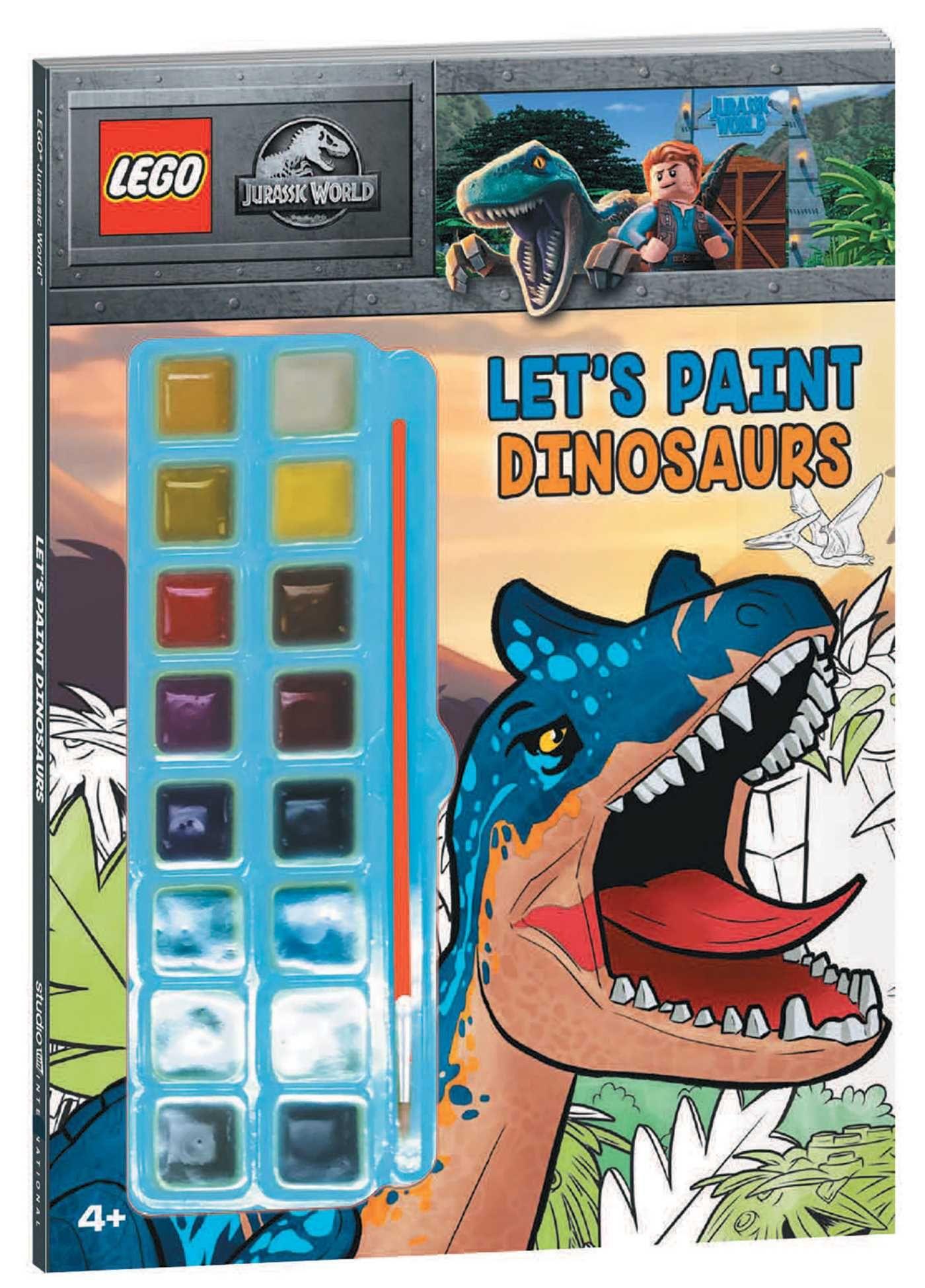 Vorderes Coverbild Lego Jurassic World: Let's Paint Dinosaurs