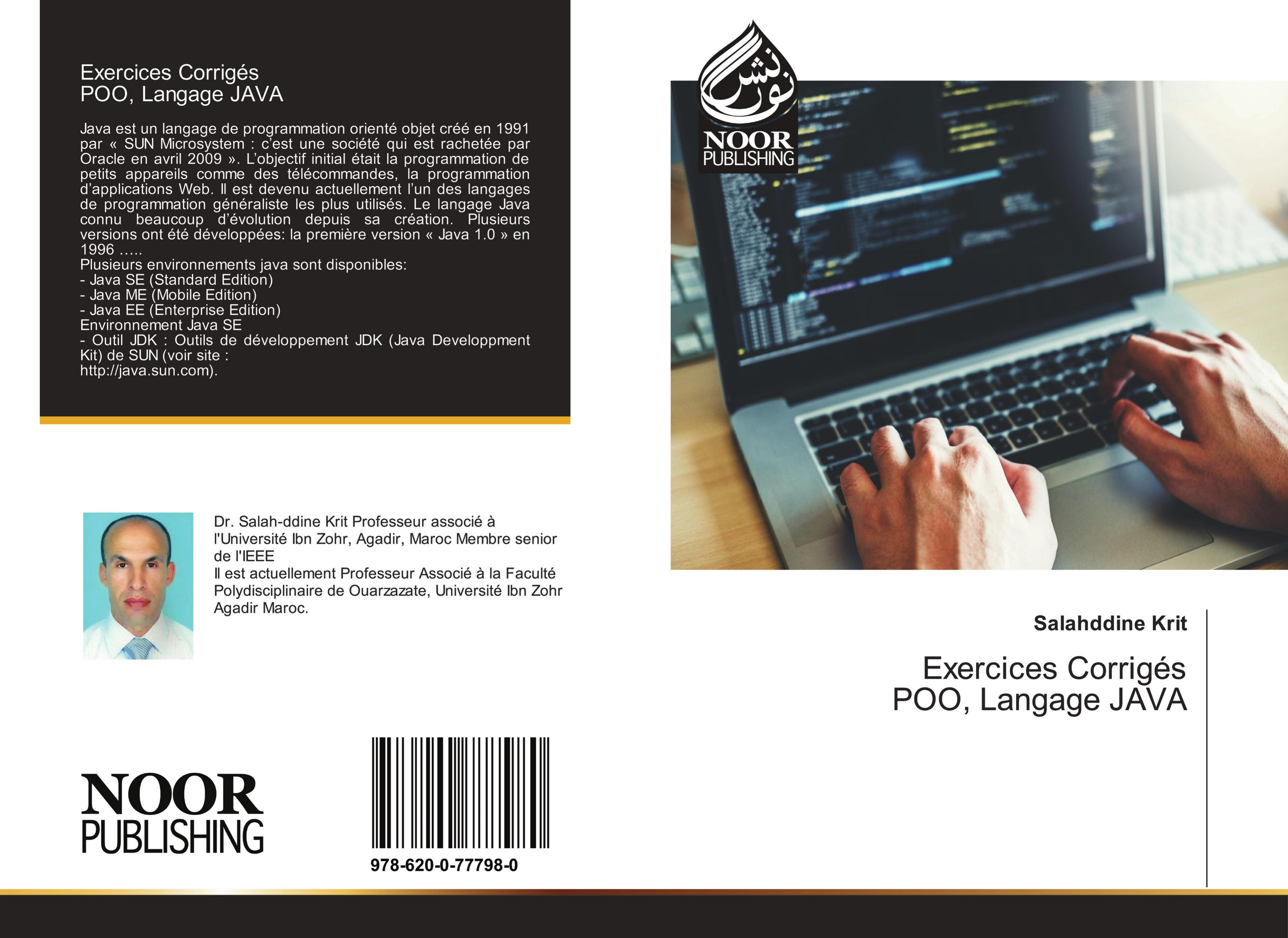 Vorderes Coverbild Exercices Corrigés POO, Langage JAVA