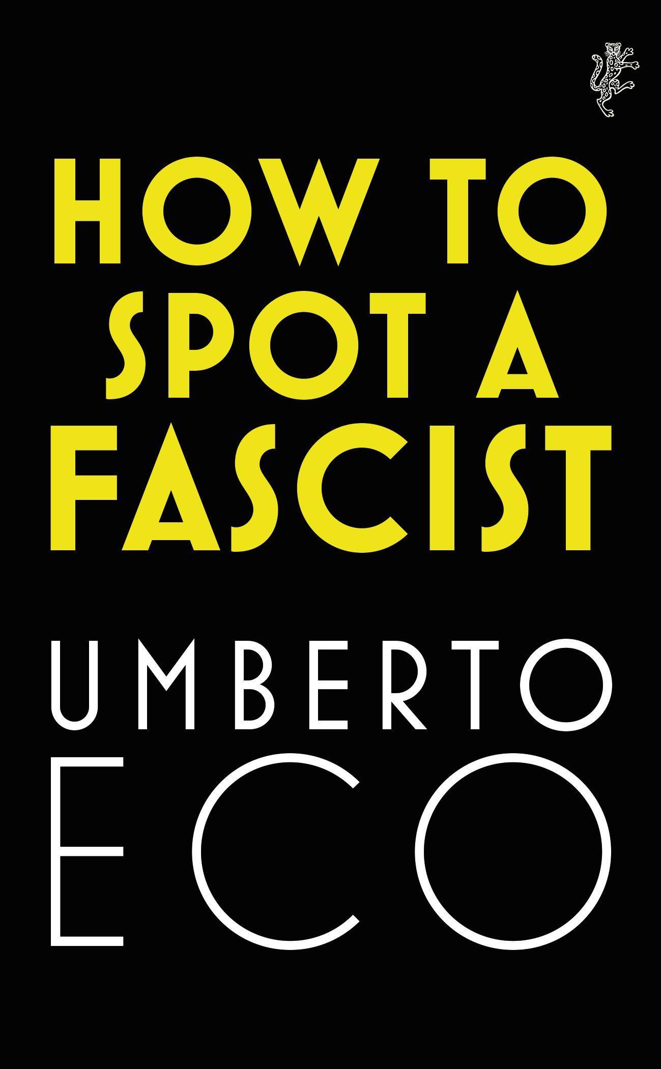 Vorderes Coverbild How to Spot a Fascist