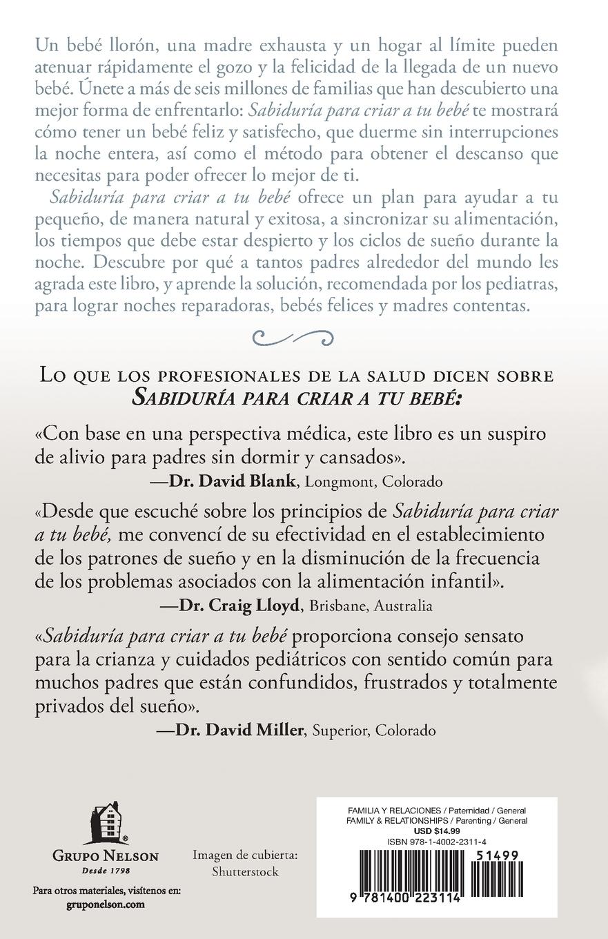 Rückseitencover The Sabidur¿¿a Para Criar a Tu Beb¿¿