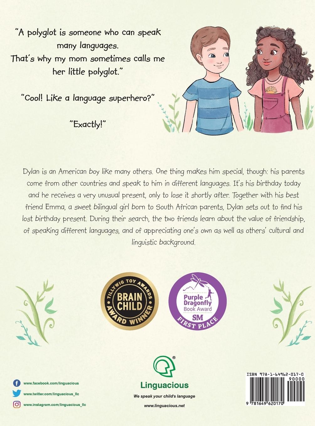 Rückseitencover Dylan's Birthday Present / Dárek Pro Dylana - Bilingual Czech and English Edition