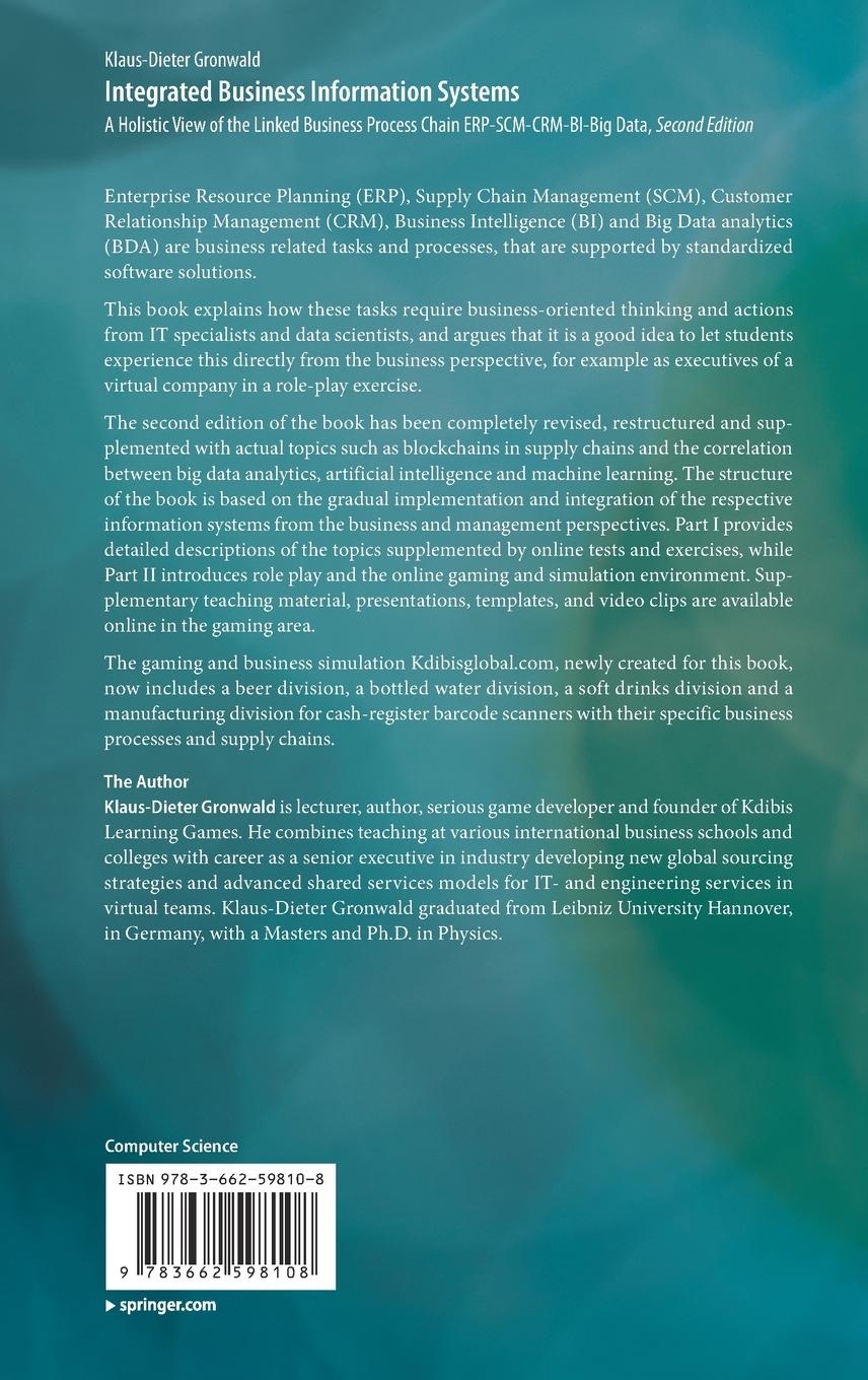 Rückseitencover Integrated Business Information Systems