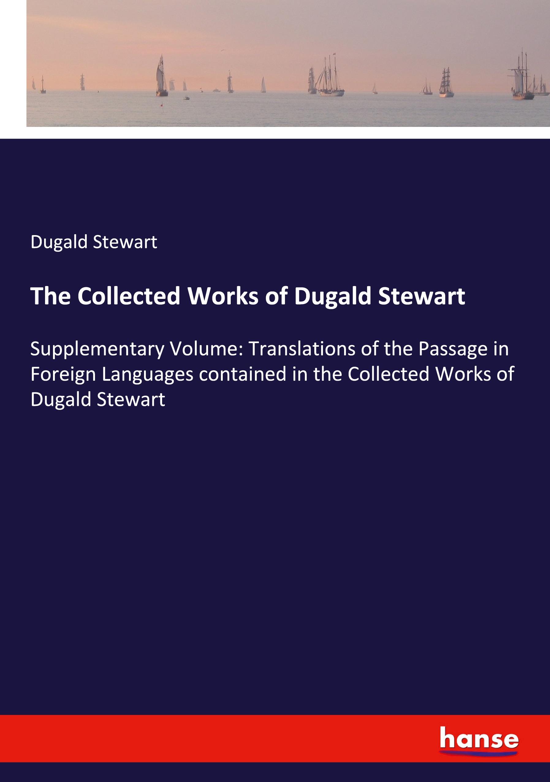 Vorderes Coverbild The Collected Works of Dugald Stewart