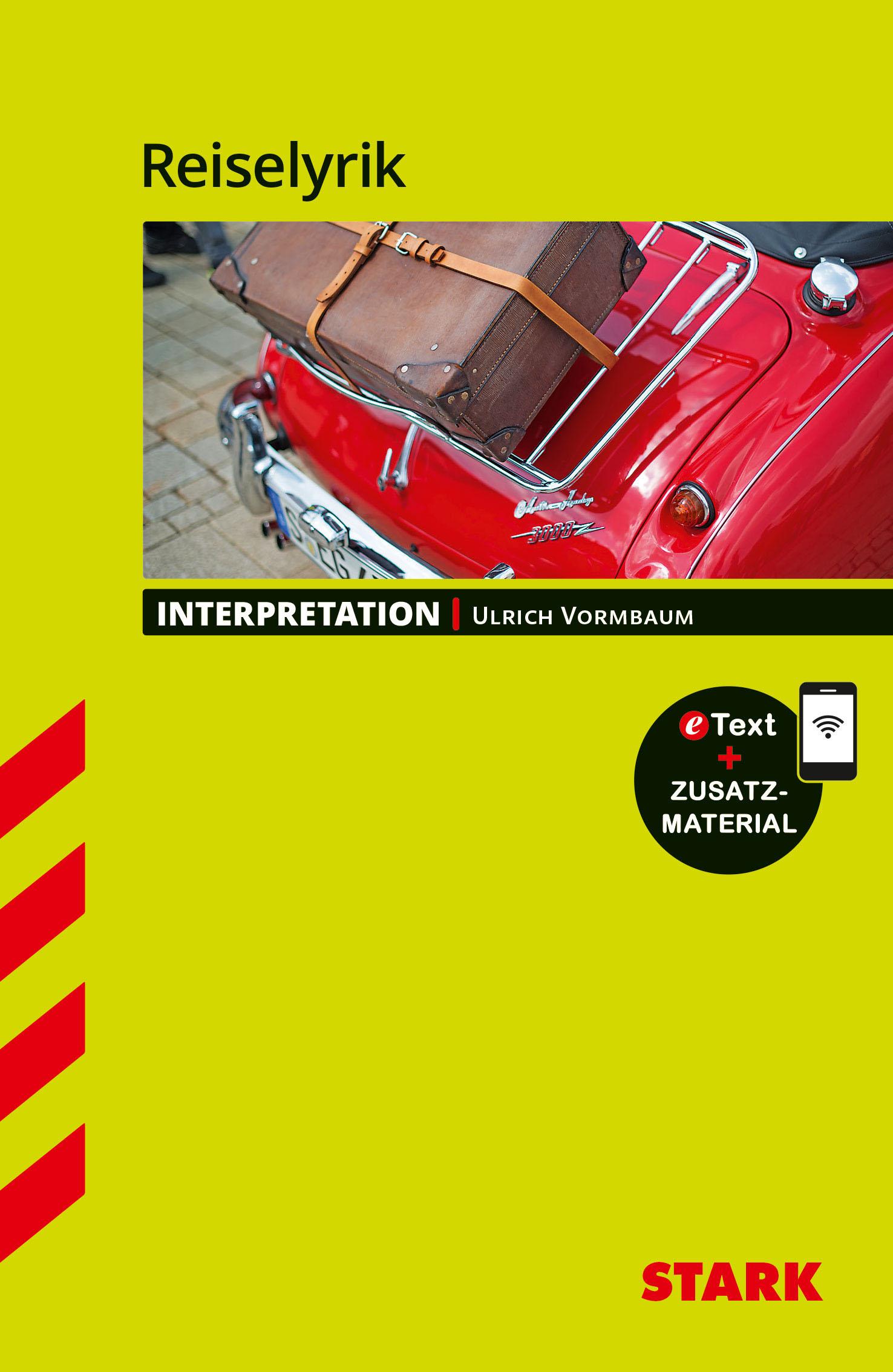 Vorderes Coverbild STARK Interpretationen Deutsch - Reiselyrik