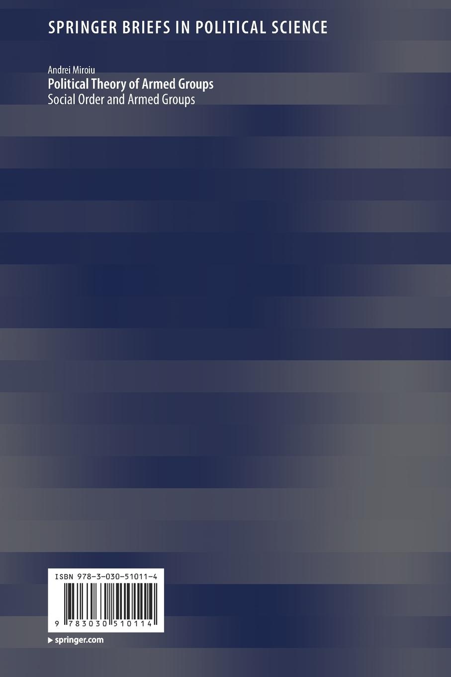 Rückseitencover Political Theory of Armed Groups