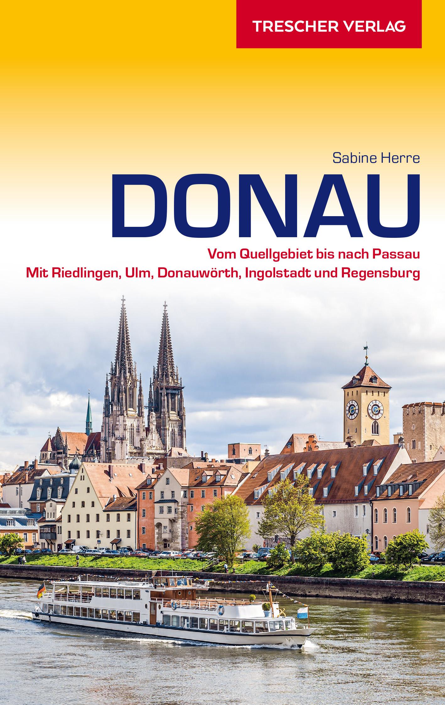 Vorderes Coverbild TRESCHER Reiseführer Donau