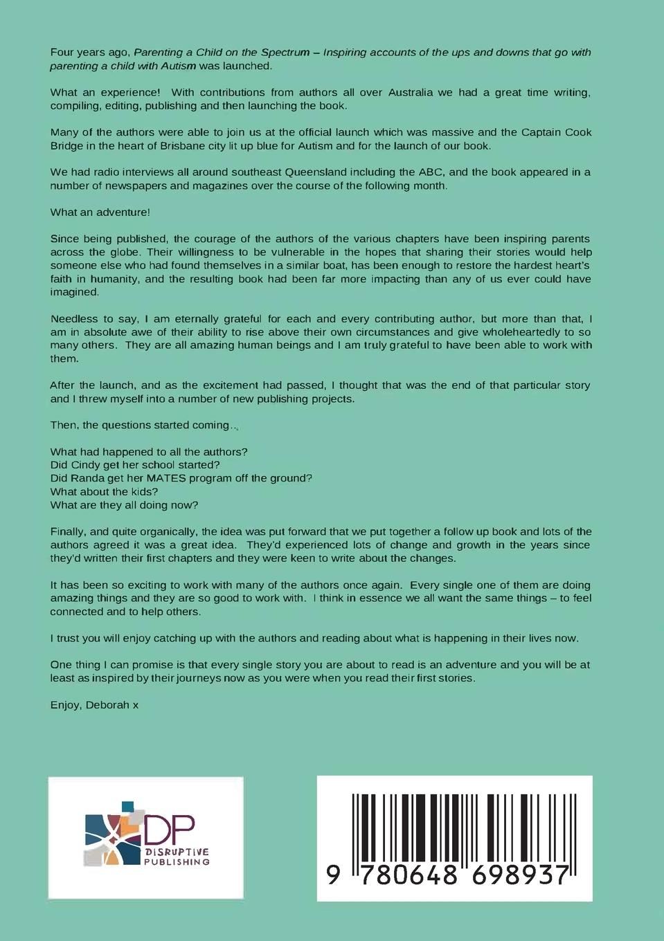 Rückseitencover Parenting a Child on the Spectrum 2