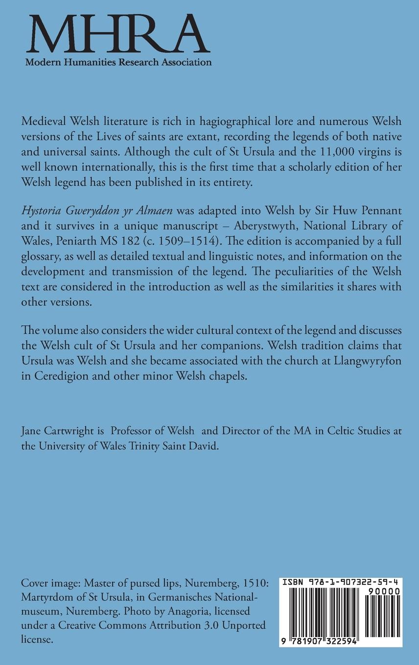 Rückseitencover Hystoria Gweryddon yr Almaen