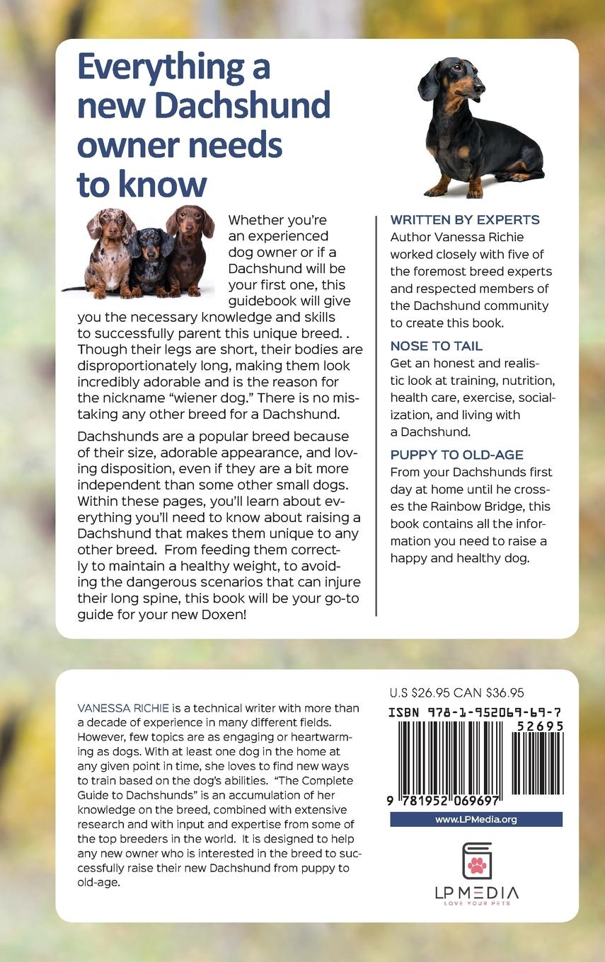 Rückseitencover The Complete Guide to Dachshunds