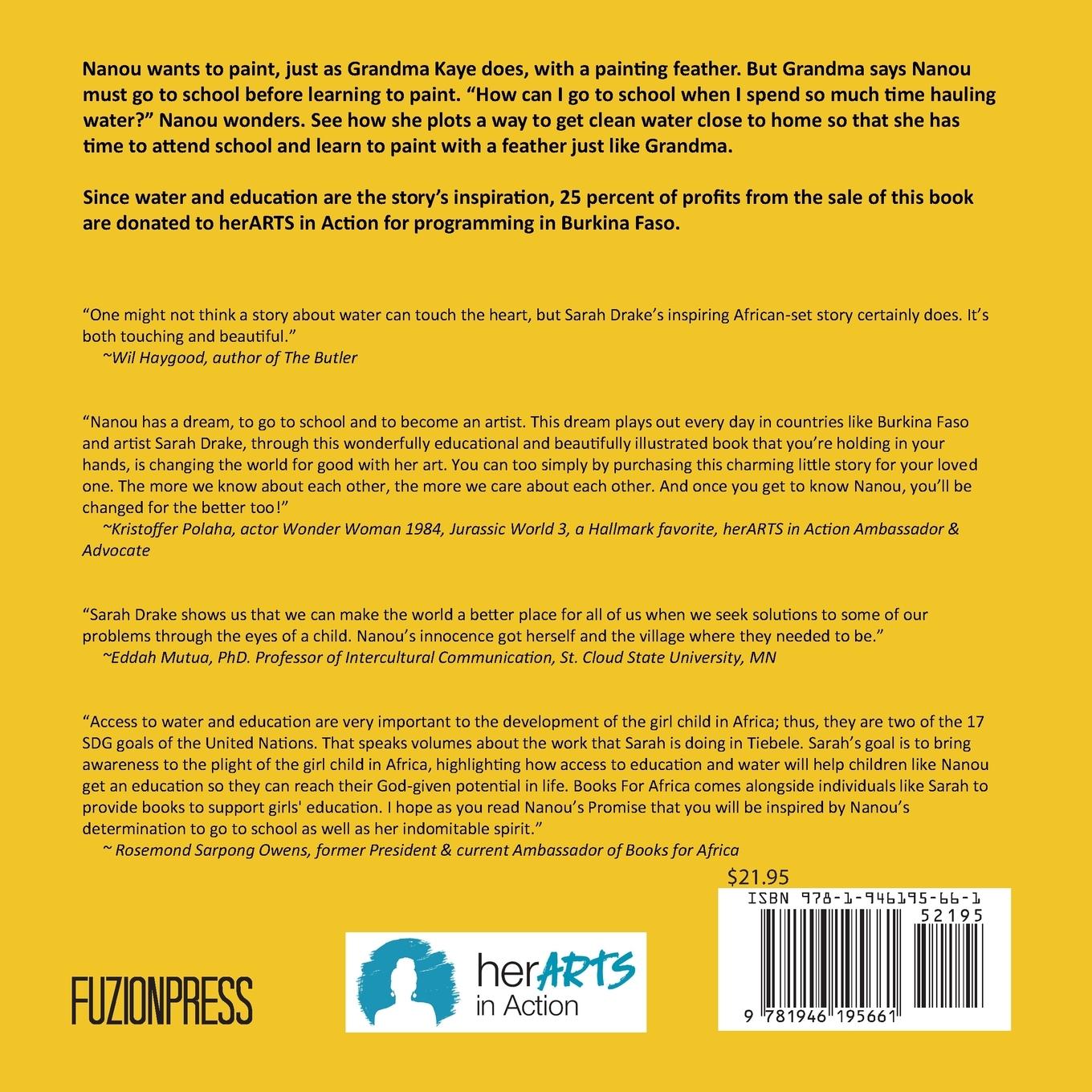 Rückseitencover Nanou's promise