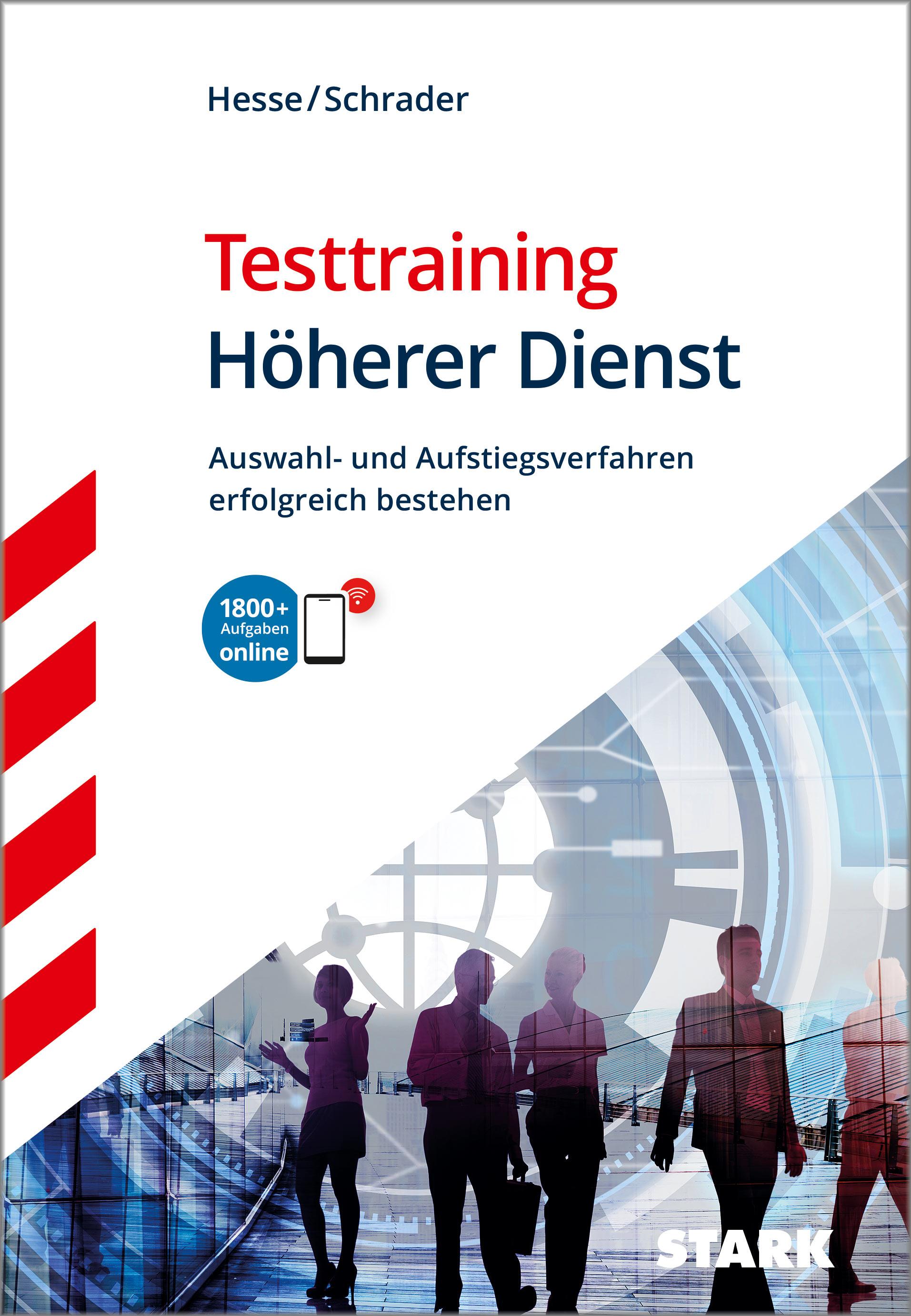 Vorderes Coverbild STARK Testtraining Höherer Dienst