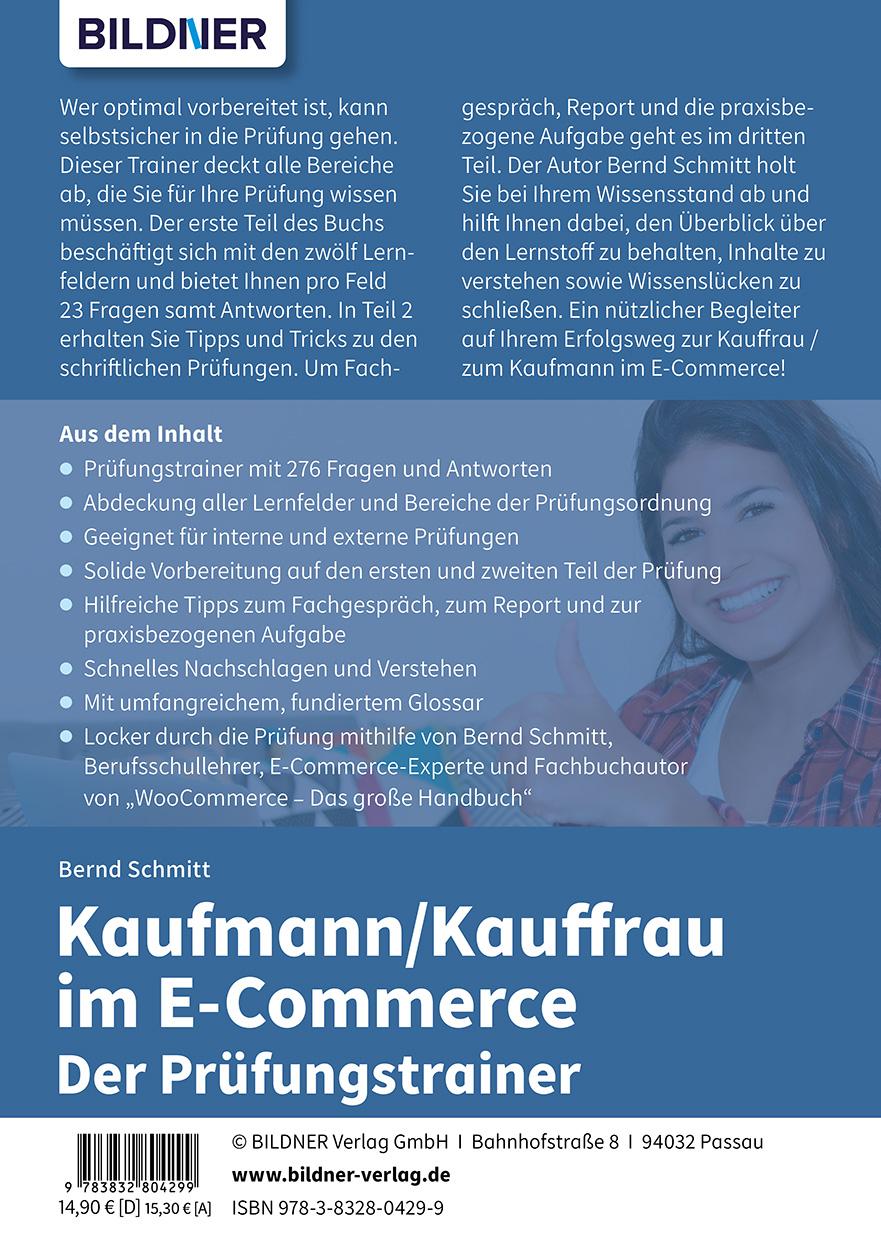 Rückseitencover Kaufmann/Kauffrau im E-Commerce - der Prüfungstrainer