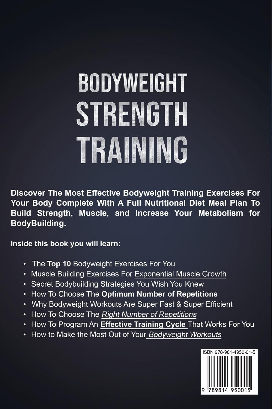 Rückseitencover Bodyweight Strength Training