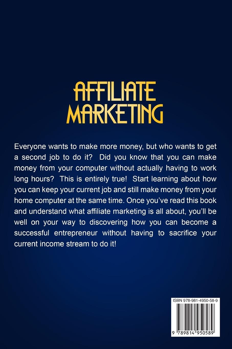 Rückseitencover Affiliate Marketing