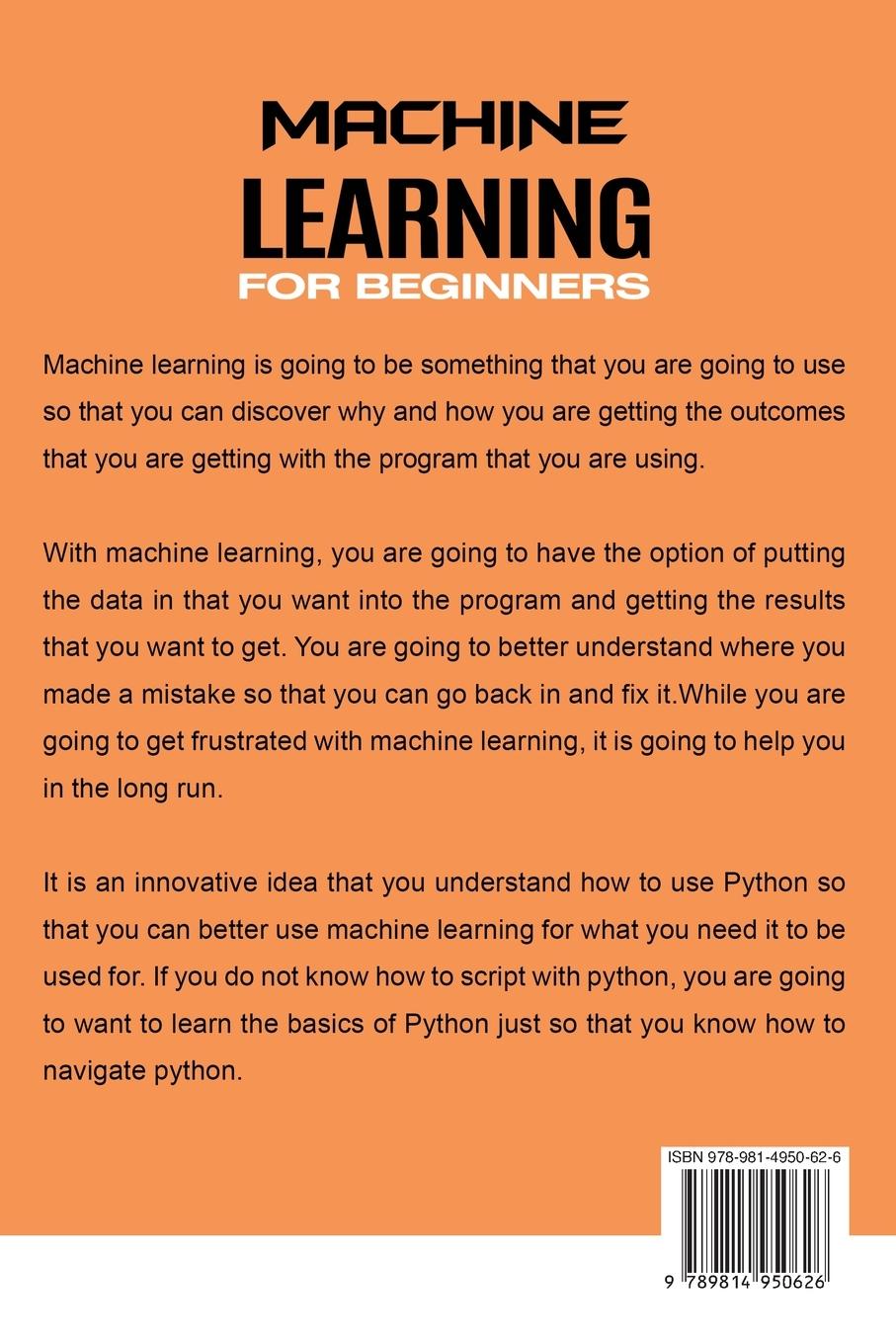 Rückseitencover Machine Learning For Beginners